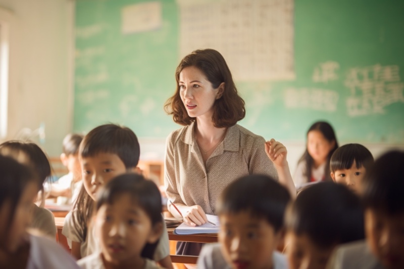 English teacher in Asia